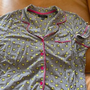 Disney Luxe Collection Striped Mickey Sleep Set